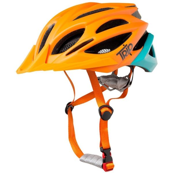CASCO TRIP MTB DELIRIUM ORANGE/BLUE TALLA M