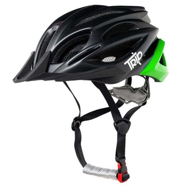 CASCO TRIP MTB BLACK/GREEN TALLA M