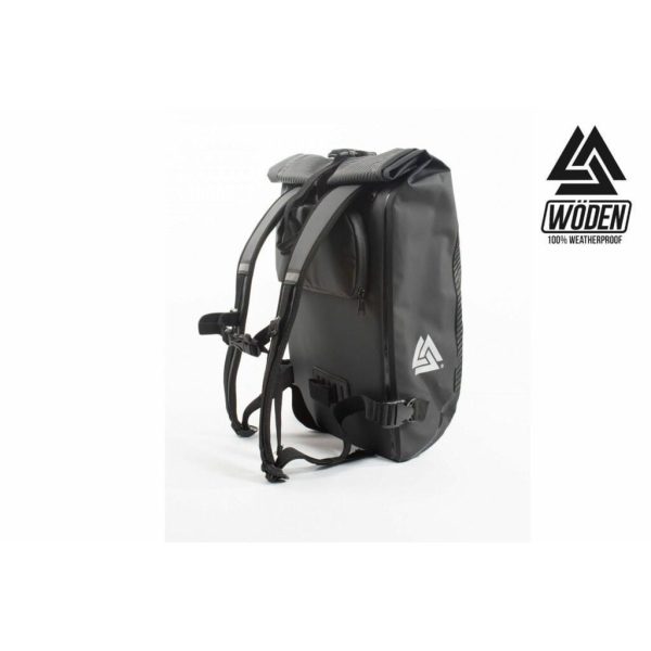 MOCHILA ALFORJA TRASERA WODEN FULL BACKPACK PANNIER 14LT ROJA - Imagen 4