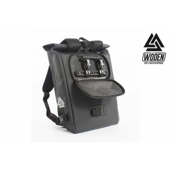 MOCHILA ALFORJA TRASERA WODEN FULL BACKPACK PANNIER 14LT ROJA - Imagen 3