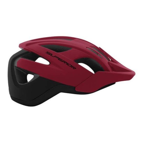 CASCO SUPERIOR TRAIL PRO BLACK/RED G909