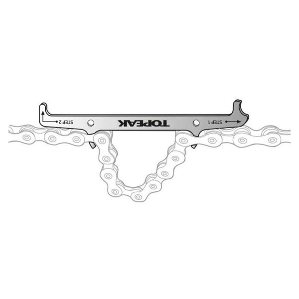 MEDIDOR DE DESGASTE DE CADENA TOPEAK SILVER - Imagen 3