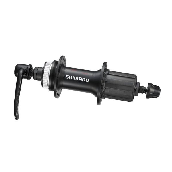 MAZA SHIMANO TRASERA DISCO FH-RM35 36H EJE 9MM. CENTER LOCK NEGRO GRANEL