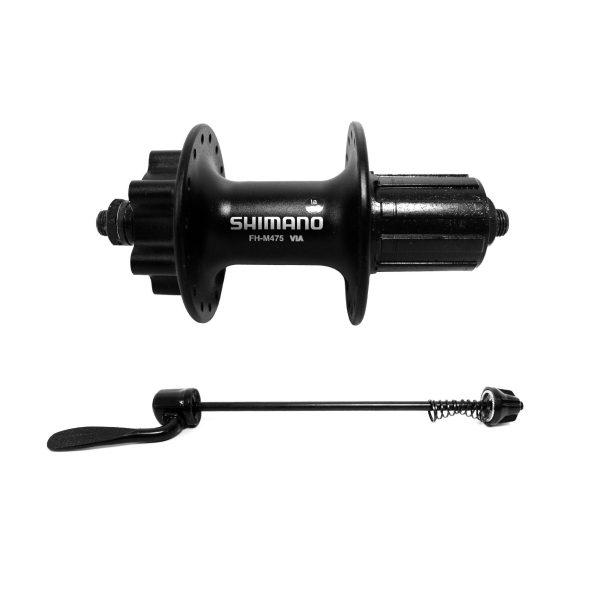 MAZA TRASERA 6 PERNOS FH-M475L QR 32H 8/9/10-SP OLD:135MM AX