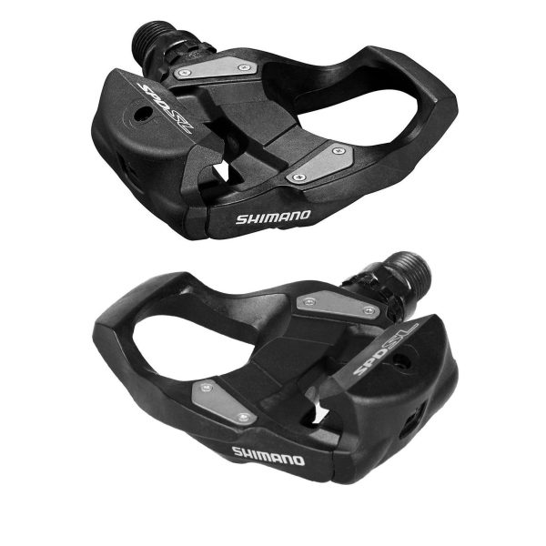 PEDAL FIJACION SHIMANO RUTA PD-RS500 SPD-SL NEGRO SIN REFLECTOR